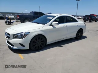 2018 Mercedes-Benz CLA with VIN WDDSJ4EBXJN572890, listed as a Copart auction lot 62683163 with 47,608 mi miles. Bid and sale history available at carsss.com. Image 1.