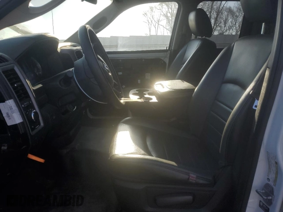 2021 Ram 1500 Tradesman with VIN 1C6RR6FG3MS563615, listed as a Copart auction lot 47179585 with 57,348 mi miles and Salvage title. Bid and sale history available at DreamBid. Image 7.