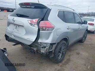 2016 Nissan Rogue SL with VIN 5N1AT2MV6GC837577, listed as a IAAI auction lot 41812440 with 108,187 mi miles and . Bid and sale history available at DreamBid. Image 4.