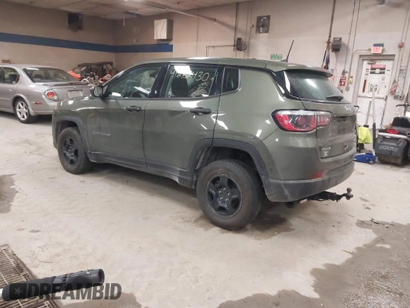 2020 Jeep Compass Sport with VIN 3C4NJDAB7LT132688, listed as a IAAI auction lot 41262430 with 91,167 mi miles and . Bid and sale history available at DreamBid. Image 3.