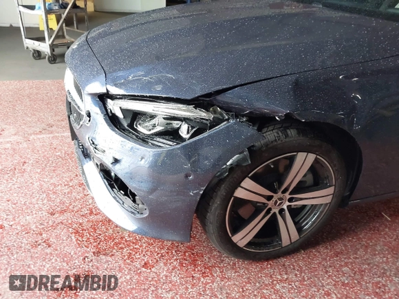 2024 Mercedes-Benz C 300 with VIN W1KAF4GB1RR220120, listed as a IAAI auction lot 41789196 with 1,903 mi miles and . Bid and sale history available at DreamBid. Image 6.