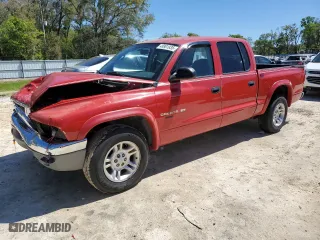 2002 Dodge Dakota SLT with VIN 1B7HL48N02S587177, listed as a Copart auction lot 48901935 with 207,550 mi miles and Salvage Title. Bid and sale history available at carsss.com. Image 1.