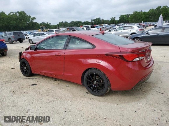 2014 Hyundai Elantra z VIN KMHDH6AH8EU025564, wystawiony jako Copart lot #51357165 z przebiegiem 87 044 mil mil oraz Szkody całkowita. Historia ofert i sprzedaży dostępna na DreamBid. Obrazek 2.
