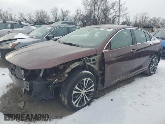 2019 Buick Regal Essence z VIN W04GP6SX9K1076069, wystawiony jako Copart lot #88209205 z przebiegiem 57 555 mil mil oraz Szkoda całkowita • Salvage title. Historia ofert i sprzedaży dostępna na DreamBid. Obrazek 1.
