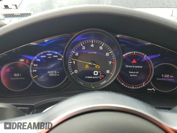 2021 Porsche Cayenne E-Hybrid with VIN WP1AE2AYXMDA24972, listed as a Copart auction lot 48999285 with 62,616 mi miles and Salvage title. Bid and sale history available at DreamBid. Image 9.