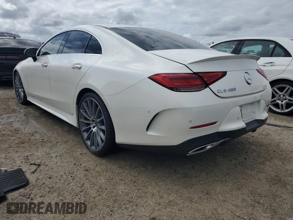 2021 Mercedes-Benz CLS 450 with VIN W1K2J5JB9MA087745, listed as a Copart auction lot 74397684 with Not provided miles and Non repairable. Bid and sale history available at DreamBid. Image 2.