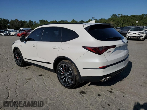 2023 Acura MDX Type S w/Advance Package with VIN 5J8YD8H85PL004281, listed as a Copart auction lot 75498494 with 19,545 mi miles and Salvage Title. Bid and sale history available at carsss.com. Image 2.