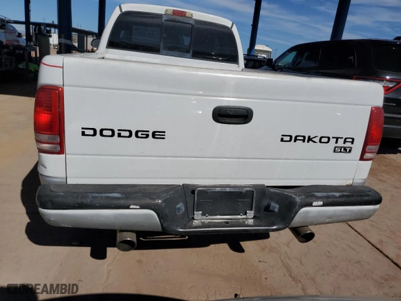 2004 Dodge Dakota SLT with VIN 1D7GL42K14S527380, listed as a Copart auction lot 79564474 with 150,389 mi miles and Salvage Title. Bid and sale history available at carsss.com. Image 6.