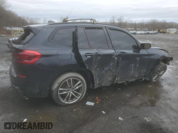 2018 BMW X3 xDrive30i with VIN 5UXTR9C50JLD59882, listed as a Copart auction lot 49089985 with 0 mi miles and Salvage Title. Bid and sale history available at carsss.com. Image 3.