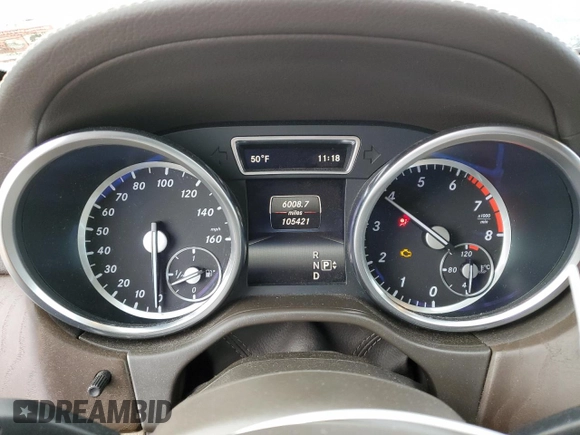 2016 Mercedes-Benz GL with VIN 4JGDF6EE3GA698255, listed as a Copart auction lot 83559684 with 105,421 mi miles and Non Repairable. Bid and sale history available at carsss.com. Image 9.