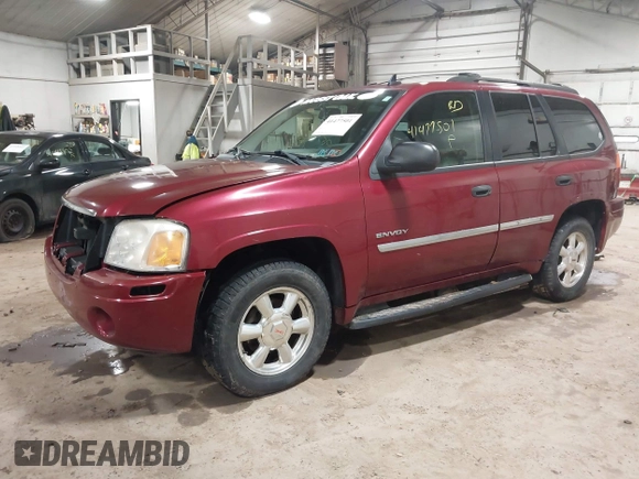 2006 GMC Envoy SLT with VIN 1GKDS13S362135683, listed as a IAAI auction lot 41477501 with 214,760 mi miles. Bid and sale history available at carsss.com. Image 17.