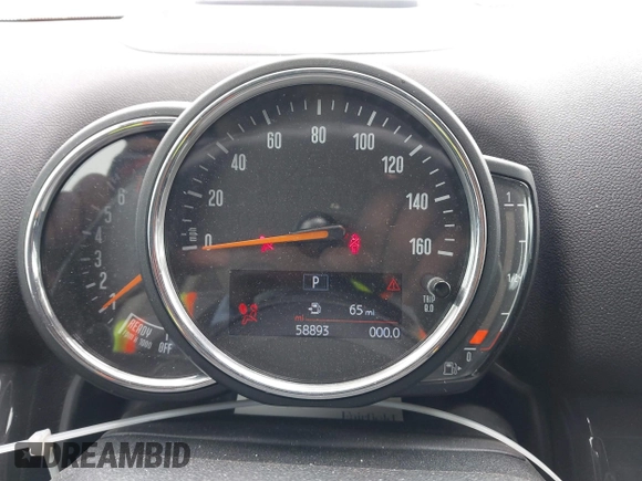 2019 MINI Countryman Cooper S with VIN WMZYT5C58K3E64351, listed as a IAAI auction lot 41739265 with 58,893 mi miles. Bid and sale history available at carsss.com. Image 7.