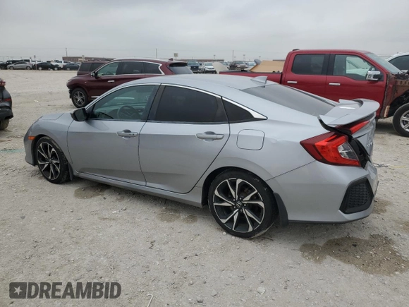 2017 Honda Civic Sedan Si with VIN 2HGFC1E51HH705216, listed as a Copart auction lot 77645594 with 77,086 mi miles and Salvage Title. Bid and sale history available at carsss.com. Image 2.