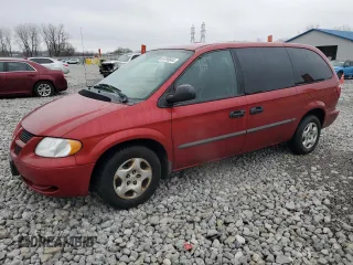 2002 Dodge Caravan SE with VIN 1B4GP24342B644602, listed as a Copart auction lot 84796844 with 216,626 mi miles and Salvage Title. Bid and sale history available at carsss.com. Image 1.