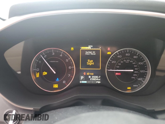 2017 Subaru Impreza Limited z VIN 4S3GKAT63H3603307, wystawiony jako Copart lot #58428385 z przebiegiem 23 604 mil mil oraz Szkoda całkowita • Salvage title. Historia ofert i sprzedaży dostępna na DreamBid. Obrazek 9.