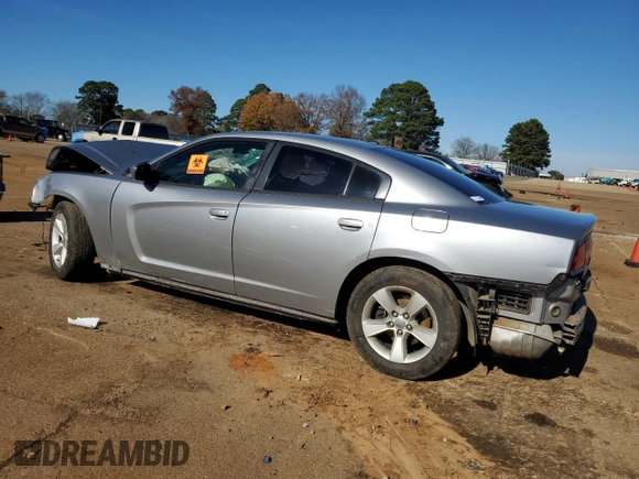 2013 Dodge Charger SXT with VIN 2C3CDXHG1DH666673, listed as a Copart auction lot 85933524 with 0 mi miles and Salvage Title. Bid and sale history available at carsss.com. Image 2.