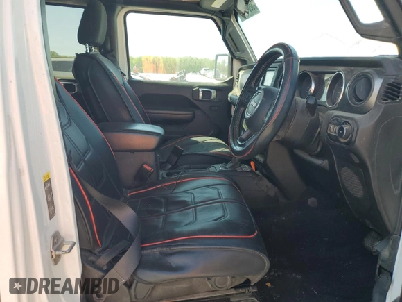 2021 Jeep Wrangler Unlimited Sport with VIN 1C4HJXKN0MW658440, listed as a Copart auction lot 52641025 with Not provided miles and Salvage title. Bid and sale history available at DreamBid. Image 7.