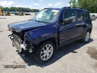 2019 Jeep Renegade Sport with VIN ZACNJAAB7KPK03809, listed as a Copart auction lot 56755785 with 79,801 mi miles and Salvage title. Bid and sale history available at DreamBid. Image 1.