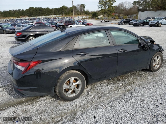 2022 Hyundai Elantra SE with VIN 5NPLL4AG6NH053254, listed as a Copart auction lot 45707335 with 89,283 mi miles and Salvage Title. Bid and sale history available at carsss.com. Image 3.