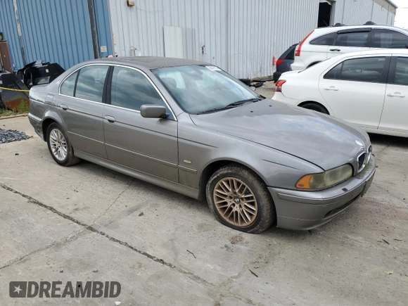 2002 BMW 5 Series 530iA with VIN WBADT634X2CK25809, listed as a Copart auction lot 68478904 with 0 mi miles and Clean Title. Bid and sale history available at carsss.com. Image 4.