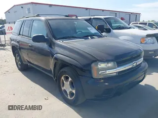2007 Chevrolet TrailBlazer LS with VIN 1GNDS13S672255756, listed as a IAAI auction lot 42080597 with 194,335 mi miles. Bid and sale history available at carsss.com. Image 1.