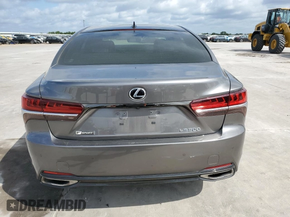 2018 Lexus LS with VIN JTHB51FF4J5002655, listed as a Copart auction lot 63266484 with 50,720 mi miles and Salvage Title. Bid and sale history available at carsss.com. Image 6.