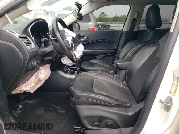 2021 Jeep Compass Latitude with VIN 3C4NJDBB5MT524553, listed as a Copart auction lot 60867305 with 80,314 mi miles and Salvage title. Bid and sale history available at DreamBid. Image 7.