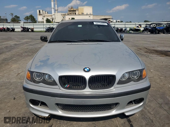 2005 BMW 3 Series 330i with VIN WBAEV53405KM39615, listed as a Copart auction lot 62754884 with 142,032 mi miles and Clean Title. Bid and sale history available at carsss.com. Image 5.