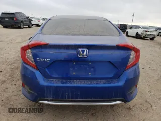 2019 Honda Civic Sedan LX with VIN 19XFC2F60KE028934, listed as a Copart auction lot 80329164 with 86,506 mi miles and Salvage Title. Bid and sale history available at carsss.com. Image 6.