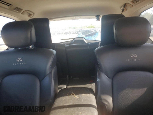 2011 Infiniti QX56 7-passenger with VIN JN8AZ2NF3B9502751, listed as a Copart auction lot 52233705 with Not Provided miles and Salvage Title. Bid and sale history available at carsss.com. Image 10.