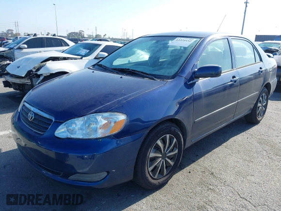 2005 Toyota Corolla CE with VIN 1NXBR32E85Z461242, listed as a IAAI auction lot 42224432 with 263,490 mi miles and . Bid and sale history available at DreamBid. Image 2.