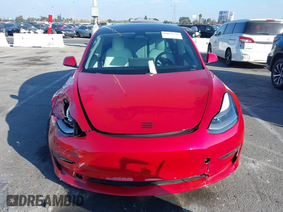 2021 Tesla Model 3 Performance with VIN 5YJ3E1EC9MF926301, listed as a IAAI auction lot 40959721 with 28,094 mi miles and . Bid and sale history available at DreamBid. Image 12.
