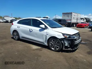 2019 Hyundai Ioniq Limited z VIN KMHC05LC0KU121182, wystawiony jako IAAI lot #41799177 z przebiegiem 51 945 mil mil oraz . Historia ofert i sprzedaży dostępna na DreamBid. Obrazek 1.