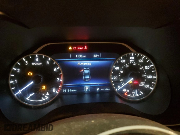 2016 Nissan Maxima SV with VIN 1N4AA6AP0GC430772, listed as a Copart auction lot 42431415 with 91,161 mi miles and Salvage Title. Bid and sale history available at DreamBid. Image 9.