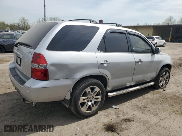 2002 Acura MDX with VIN 2HNYD18242H501288, listed as a Copart auction lot 54167165 with 0 mi miles and Clean Title. Bid and sale history available at carsss.com. Image 3.