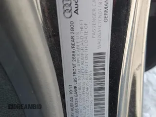 2012 Audi A7 Prestige с VIN WAU2GAFC7CN071874, выставлен на аукционе Copart как лот 61005675 с пробегом 159 046 миль миль и Чистый • Clean title. История ставок и продаж доступна на DreamBid. Изображение 12.