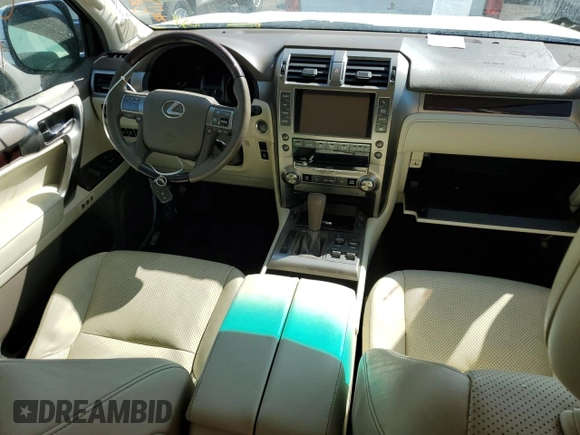 2014 Lexus GX 460 Luxury with VIN JTJJM7FX3E5087566, listed as a Copart auction lot 77655624 with 156,333 mi miles and Salvage title. Bid and sale history available at DreamBid. Image 8.