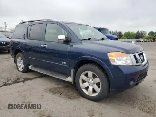2008 Nissan Armada SE z VIN 5N1AA08C38N626345, wystawiony jako Copart lot #55940535 z przebiegiem 235 584 mil mil oraz Czysty tytuł • Clean title. Historia ofert i sprzedaży dostępna na DreamBid. Obrazek 4.