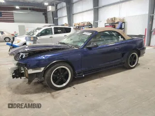 1996 Ford Mustang GT with VIN 1FALP45XXTF150887, listed as a Copart auction lot 53505635 with 129,807 mi miles and Salvage title. Bid and sale history available at DreamBid. Image 1.