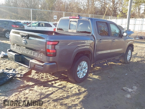2022 Nissan Frontier SV with VIN 1N6ED1EJ9NN637574, listed as a IAAI auction lot 41428252 with Not provided miles and . Bid and sale history available at DreamBid. Image 4.