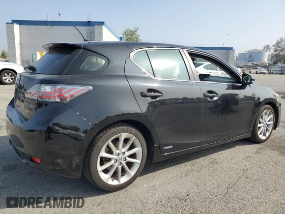 2013 Lexus CT 200h with VIN JTHKD5BH8D2123969, listed as a Copart auction lot 59513835 with 90,176 mi miles and Salvage title. Bid and sale history available at DreamBid. Image 3.