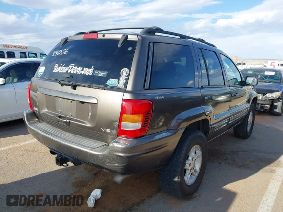 2000 Jeep Grand Cherokee Limited с VIN 1J4GW58N8YC241982, выставлен на аукционе IAAI как лот 42481556 с пробегом 179 233 миль миль и . История ставок и продаж доступна на DreamBid. Изображение 4.