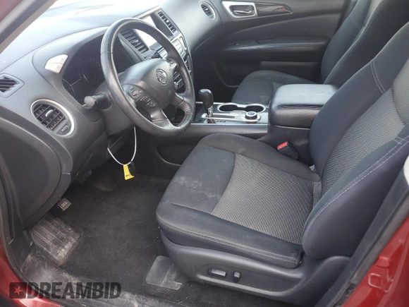2018 Nissan Pathfinder SL with VIN 5N1DR2MM9JC668472, listed as a Copart auction lot 61376505 with 127,250 mi miles and Salvage title. Bid and sale history available at DreamBid. Image 7.