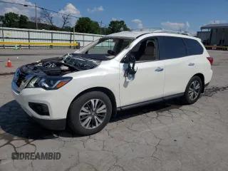 2017 Nissan Pathfinder SL with VIN 5N1DR2MN4HC901449, listed as a Copart auction lot 61871165 with 57,456 mi miles and Salvage title. Bid and sale history available at DreamBid. Image 1.