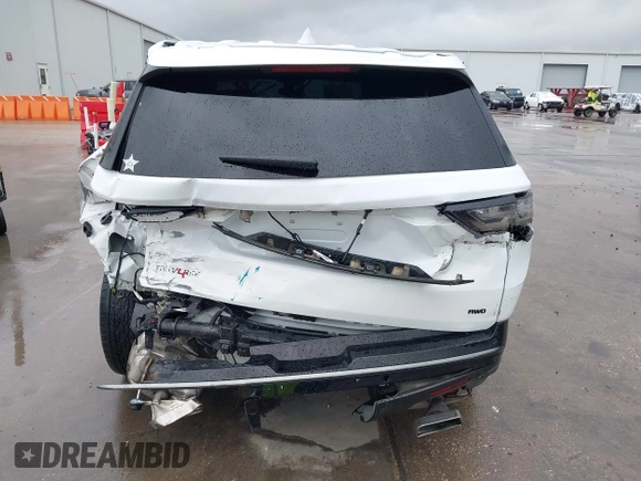 2020 Chevrolet Traverse Premier with VIN 1GNEVKKW2LJ259101, listed as a IAAI auction lot 41547343 with 52,140 mi miles. Bid and sale history available at carsss.com. Image 17.