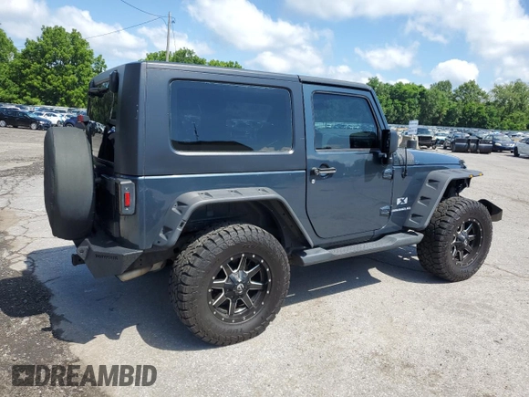 2007 Jeep Wrangler X with VIN 1J4FA24117L170294, listed as a Copart auction lot 64806715 with 132,130 mi miles and Salvage title. Bid and sale history available at DreamBid. Image 3.