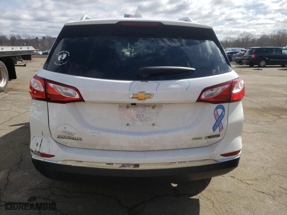 2018 Chevrolet Equinox Premier with VIN 3GNAXVEV8JL113417, listed as a Copart auction lot 49829995 with 91,537 mi miles and Salvage Title. Bid and sale history available at carsss.com. Image 6.