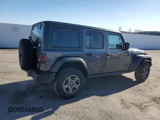 2021 Jeep Wrangler Unlimited Freedom z VIN 1C4HJXDG1MW780092, wystawiony jako Copart lot #82361854 z przebiegiem 43 256 mil mil oraz Szkoda całkowita • Salvage title. Historia ofert i sprzedaży dostępna na DreamBid. Obrazek 3.