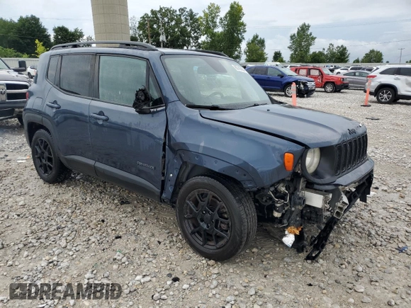 2020 Jeep Renegade Altitude with VIN ZACNJAB17LPL39025, listed as a Copart auction lot 65743864 with 103,172 mi miles and Non repairable. Bid and sale history available at DreamBid. Image 4.
