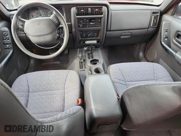 2001 Jeep Cherokee Sport with VIN 1J4FF48S31L515607, listed as a Copart auction lot 58614175 with 178,138 mi miles and Non repairable. Bid and sale history available at DreamBid. Image 8.